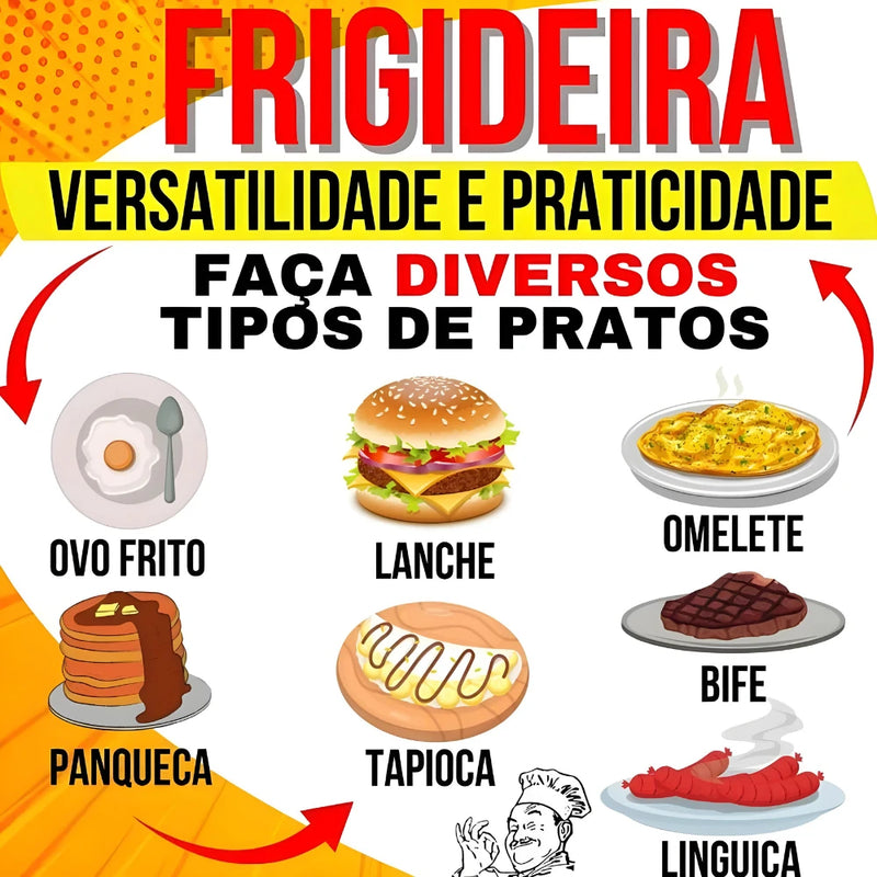 TopPan™-Frigideira 3 em 1 antiaderente